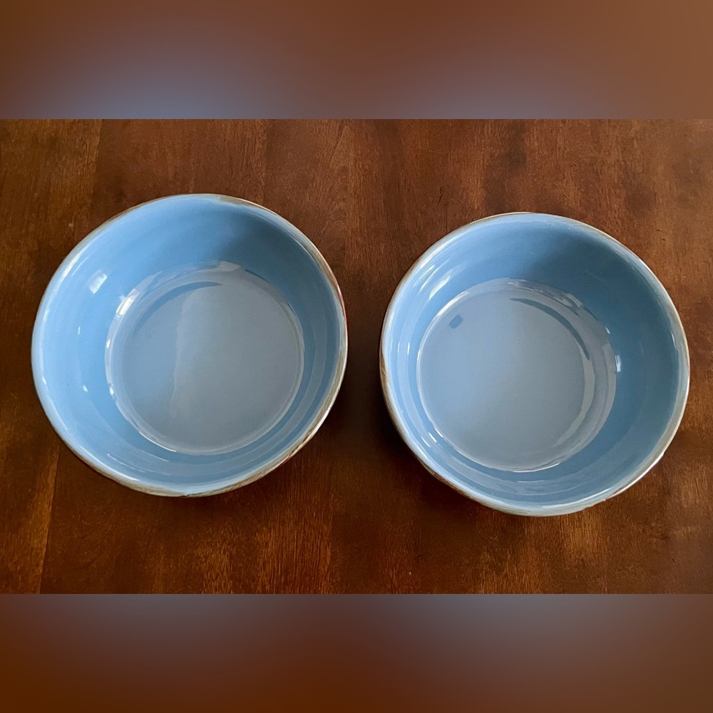 Gravelly Coli Blue Ceramic Bowls